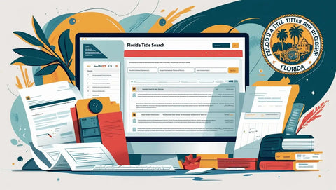 how to check title in florida